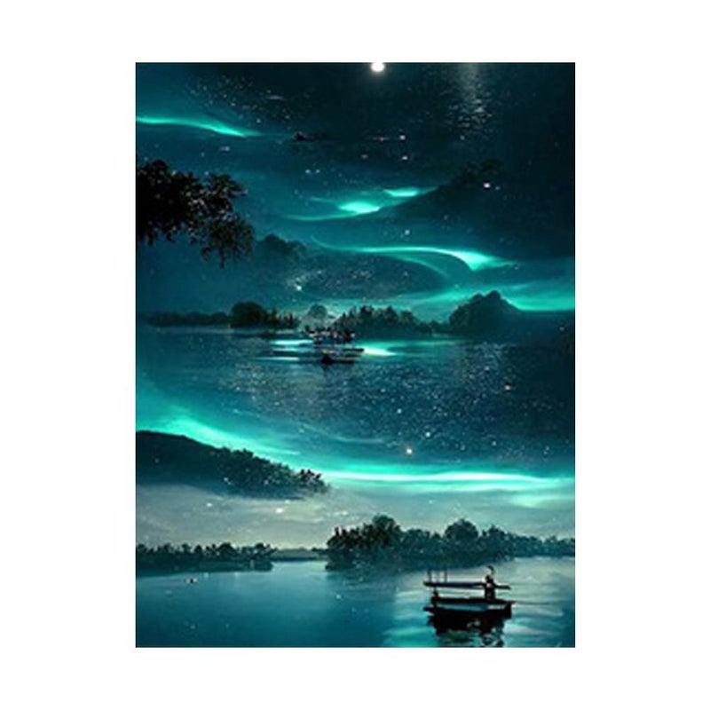 New DIY landscape diamond painting, full diamond design, diamond stickers - Image 4