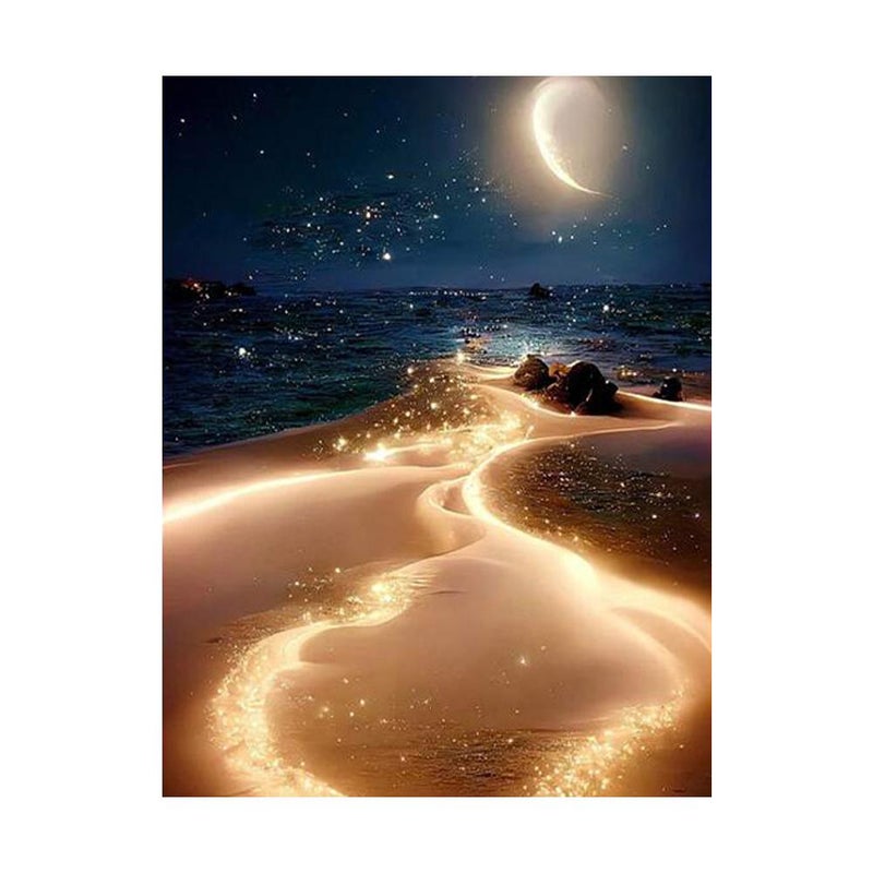 New DIY landscape diamond painting, full diamond design, diamond stickers - Image 3