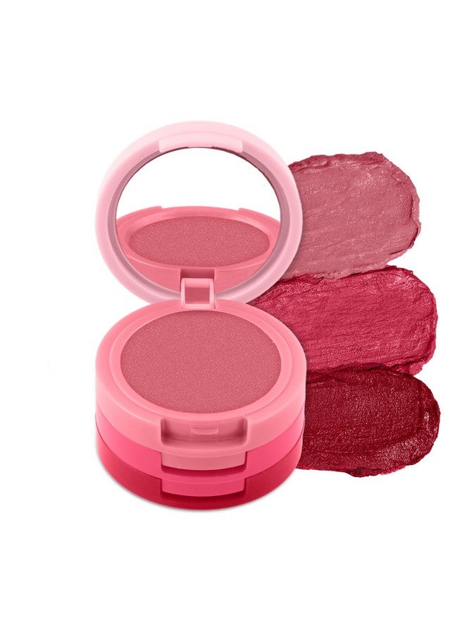 Renee Glam Stack 3In1 Lip & Cheek Tint Pink 4.5G 3 Shades In 1 Rich Creamy Natural Seamless Finish Smooth & Blendable Formula Travel Friendly Quick & Easy To Use - Image 1