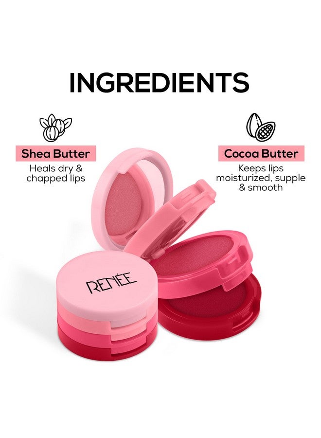 Renee Glam Stack 3In1 Lip & Cheek Tint Pink 4.5G 3 Shades In 1 Rich Creamy Natural Seamless Finish Smooth & Blendable Formula Travel Friendly Quick & Easy To Use - Image 3