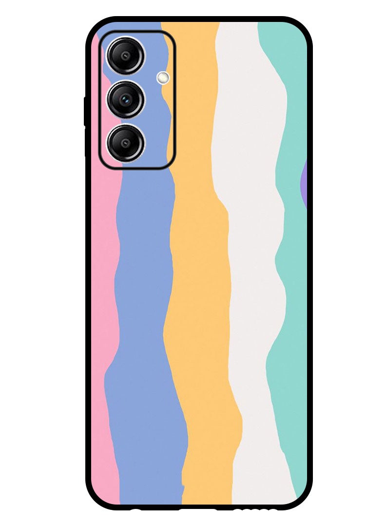 Theodor Protective Case Anti Scratch Shock Proof Bumper Cover For Samsung Galaxy A15 Colourful stripes - Image 1