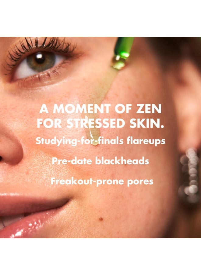 إلف زيت الوجه e.l.f. SKIN PLZ Clarify: زيت للوجه مخصص لعلاج حب الشباب والوقاية منه، يساعد على تهدئة الاحمرار، مُصاغ بحمض الساليسيليك، نباتي ولم يُجرب على الحيوانات. - Image 3