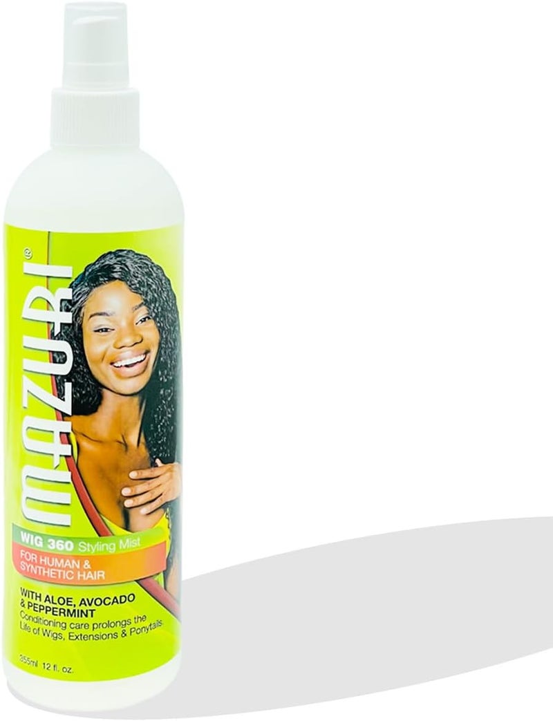 Mazuri Braid Wig 360 Styling Mist For Human And Synthetic Hair