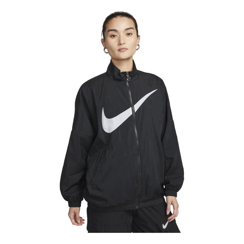 Nike (WMNS) Nike Sportswear Essential Woven Jacket 'Black' - Image 1
