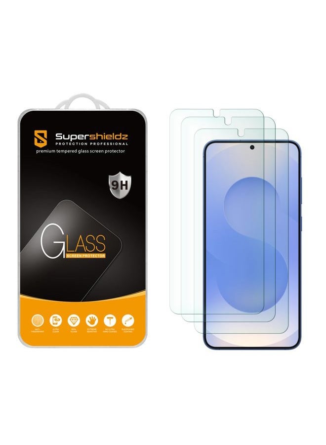 Supershieldz (3 Pack) Designed for Samsung Galaxy S25 Tempered Glass Screen Protector, Anti Scratch, Bubble Free - Image 1