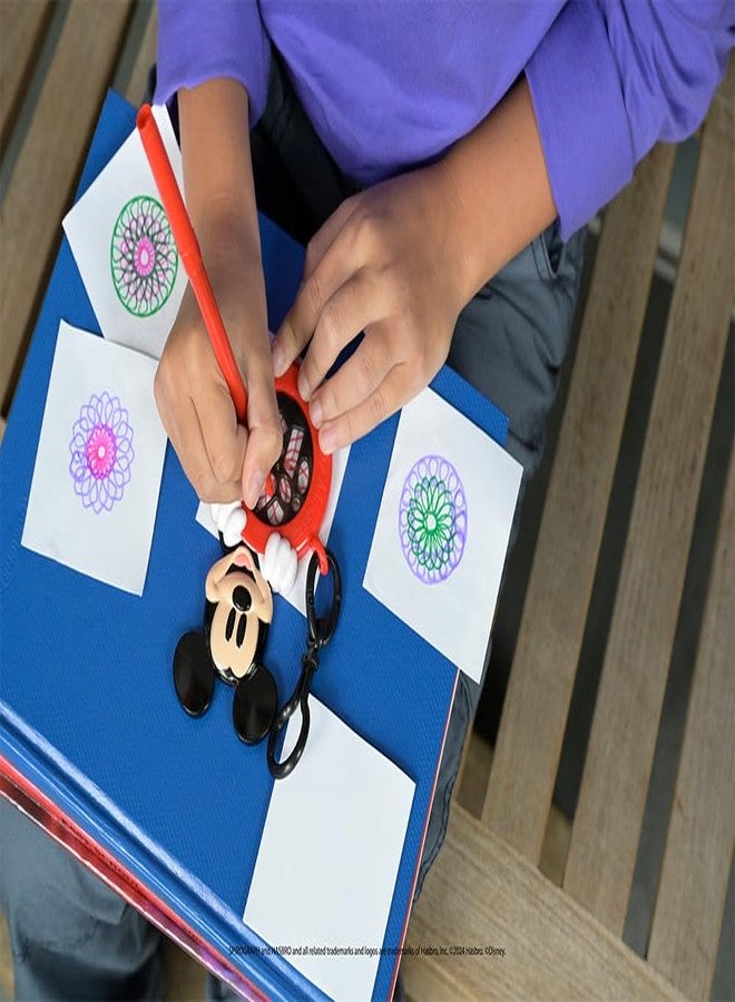 Spirograph Cyclex Clip Mickey Mouse - Disney - The Easy Way to Make Countless Amazing Designs - Rotating Stencil Wheel - Travel Ages 5+ - Image 4