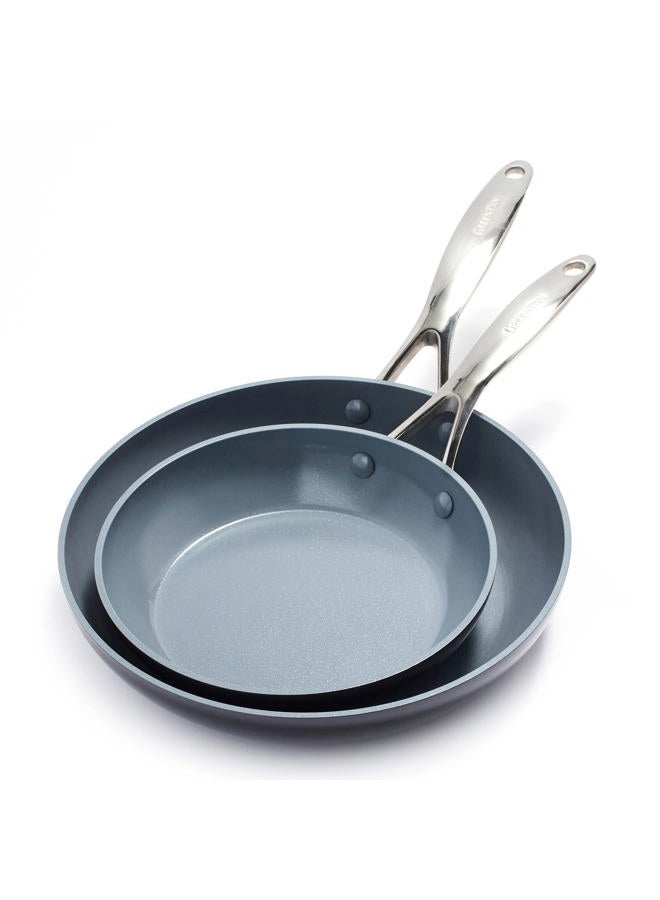 Greenpan 8" & 10" Frypan Set CC000672-001 - Image 1