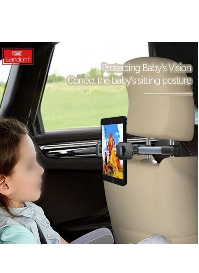 Earldom - EH234 car back seat headrest holder for smartphones, for enjoyable viewing during the trip  360° rotation and comfortable viewing angle - Image 1