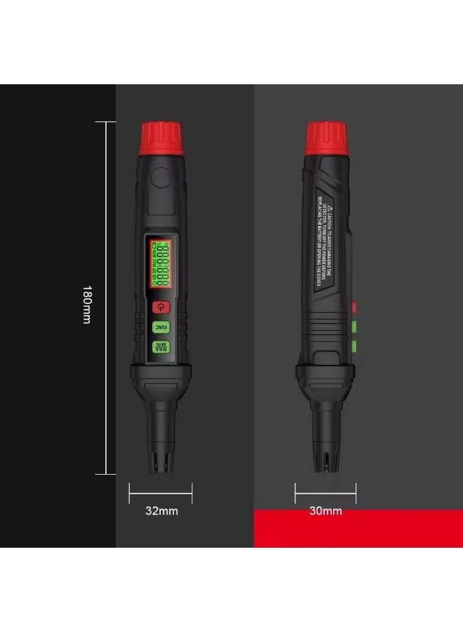 هابوتيست قلم قياس الرطوبة والحرارة الرقمي المحمول HABOTEST HT62 4 في 1 - Image 2