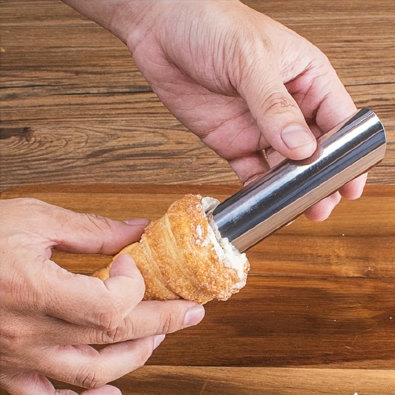 Set Of 5 Stainless Steel Cannoli Tubes For Dessert Baking Hollow Molds - Image 1