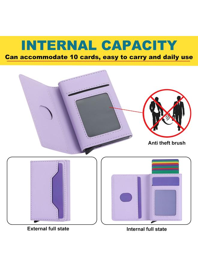 Zaboon Case For iPhone 13 Pro Max RFID Anti-theft Detachable Card Bag Leather Phone Case - Image 4