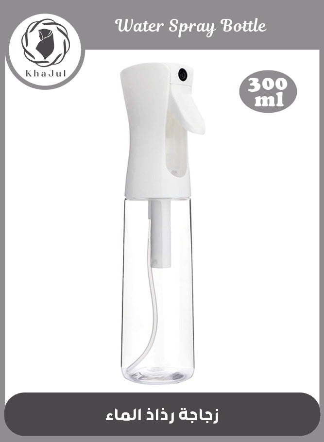 Loquat Water Spray Bottle for Hair 300ml, Large Ultra Fine Continuous for Hairstyling, Skin Care, Cleaning, Plants and Misting, Clear - Image 1