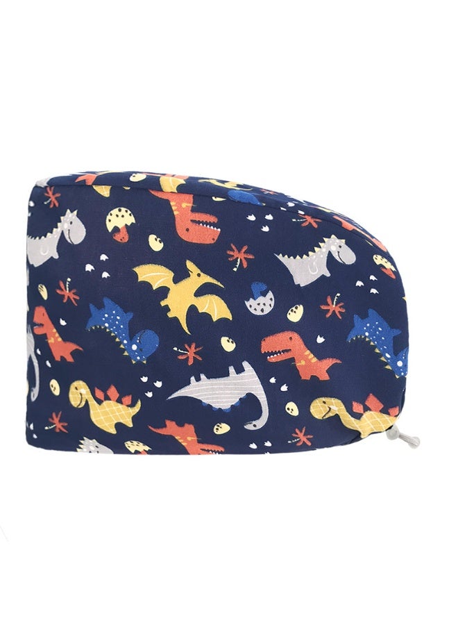 NIBEMINENT Scrub Caps Dust Proof Cap Nursing Work Hats  Cotton Women Men Veterinary Dental Clinic Chef Cooking Hats