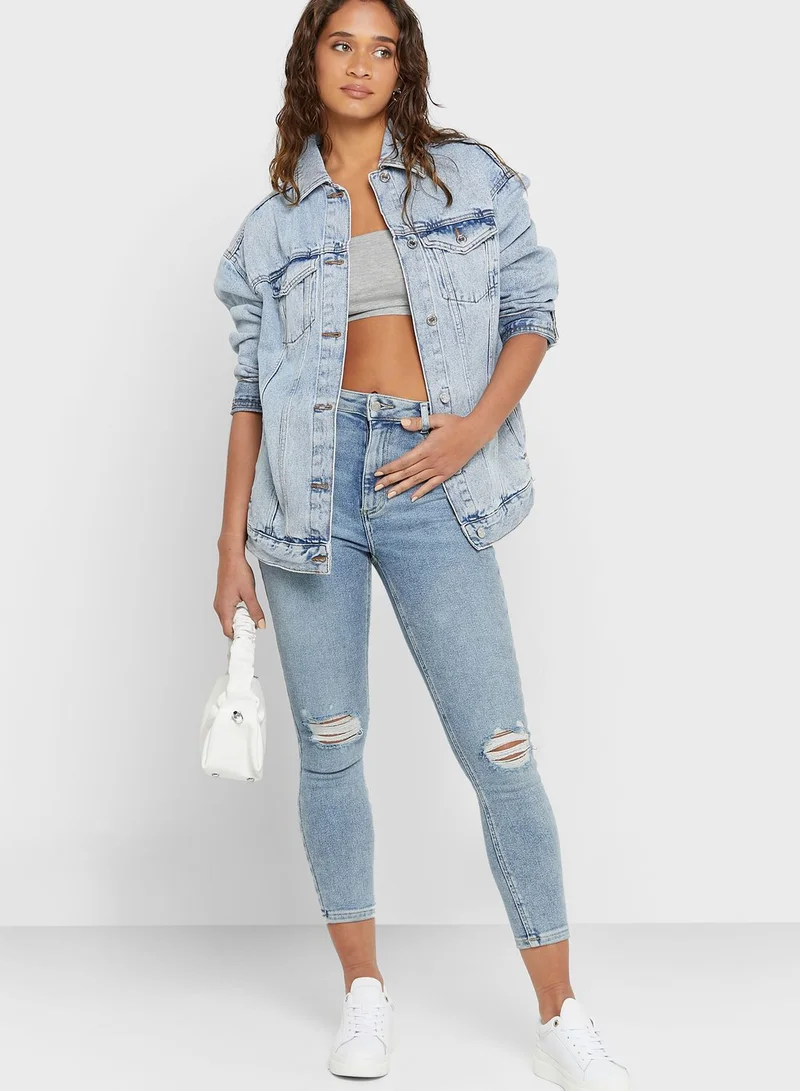 NEW LOOK Pocket Detail Denim Jacket