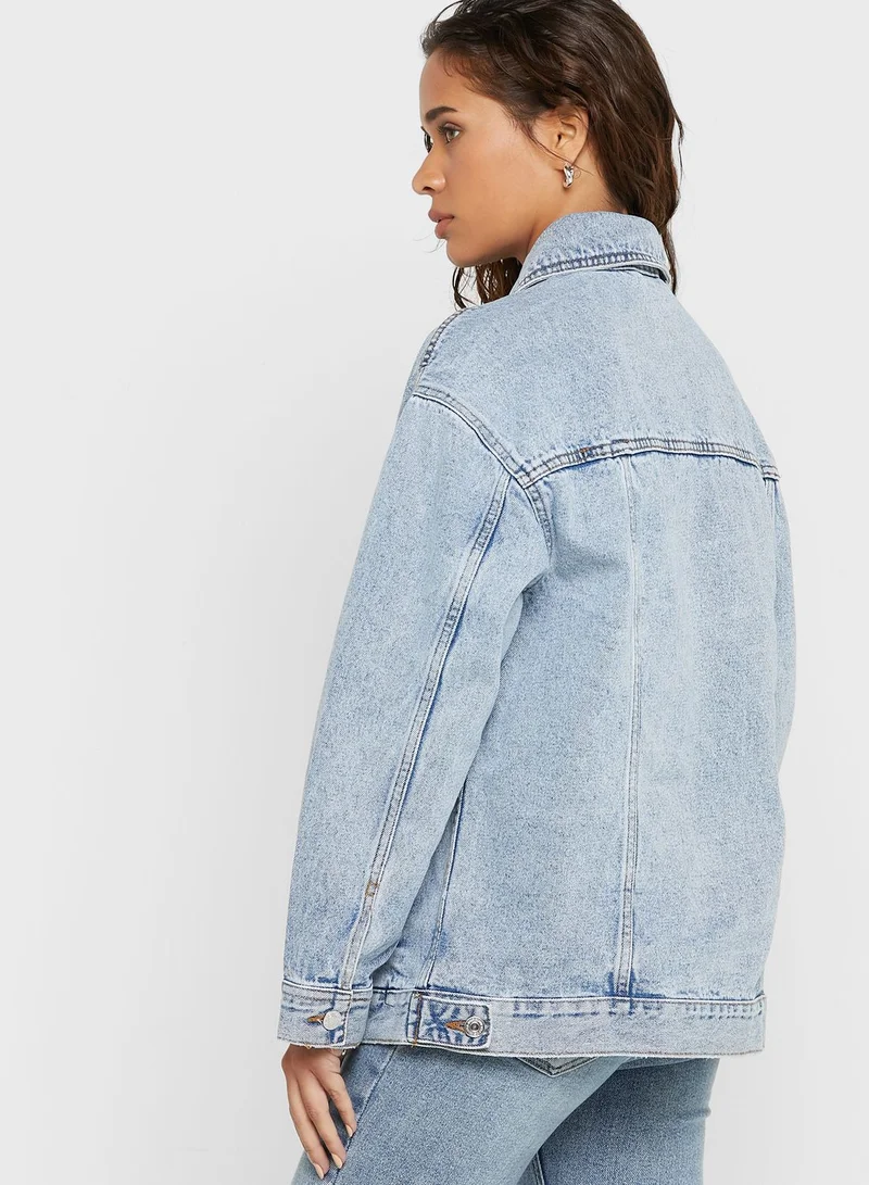 NEW LOOK Pocket Detail Denim Jacket