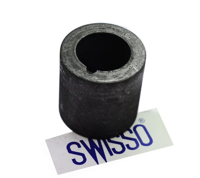 SWISSO 55 X 55MM Graphite Crucible Black Pack of 1 for Casting Melting Refining of Gold Silver Metals Scrap Jewellery for Jewellery Making Repair - Image 1
