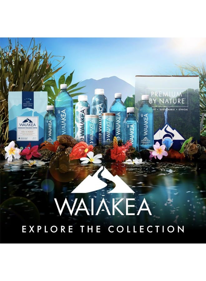 Waiakea مياه بركانية هاواي - مياه قلوية طبيعية - نطاق pH من 7.6 إلى 8.2 - جميع المعادن والإلكتروليتات الطبيعية - زجاجات مياه معاد تدويرها 100% - عبوات مياه 24 - 16.9 أونصة سائلة، 500 مل - Image 5