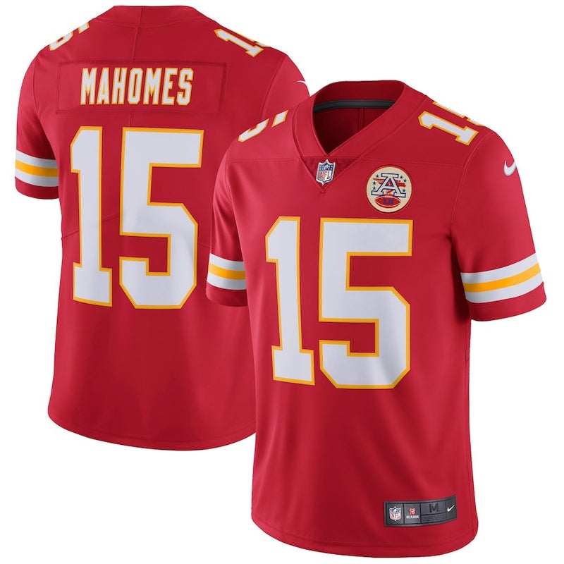 Nfl Football Short-Sleeved Jersey Kansascitychiefs Chiefs 15 Mahomes Second Generation Legend - Image 4