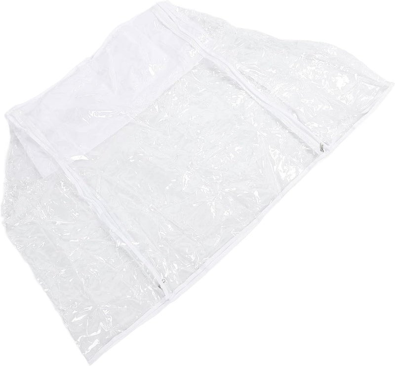 Transparent Foldable PVC Sheet Pan Rack Cover, Clear Bread Rack Cover for Home Kitchen Restaurant, Durable Foodservice Pan Rack Cover with Reinforced Seams, Easy to Clean and Store (10 Tier) - Image 5