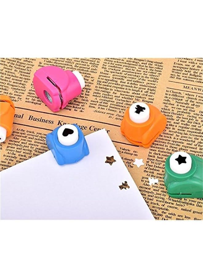 Mini Paper Punch Shapes 5 Pieces Craft Punchers Hole Punches for Scrapbooking