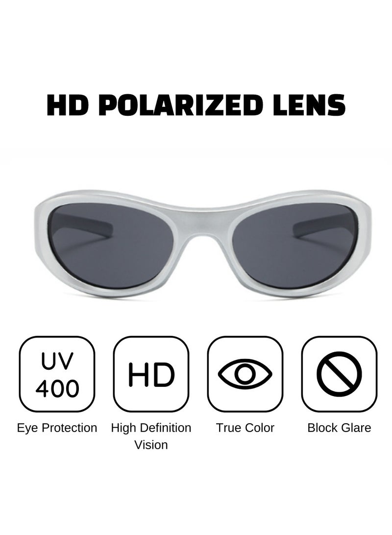 Urban Utility Sports Polarized Sunglasses for Men, Women Driving Fishing 100% UV Protection TAC Polarized Lens Ultralight, Stylish, Durable Ideal for Motorcycle, Cycling, Running, Fishing, Climbing, Trek - Image 4