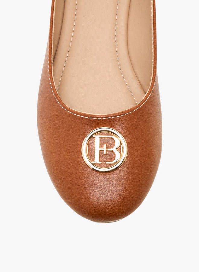 Flora Bella By Shoexpress Metal Accent Slip-On Ballerinas  - Image 4