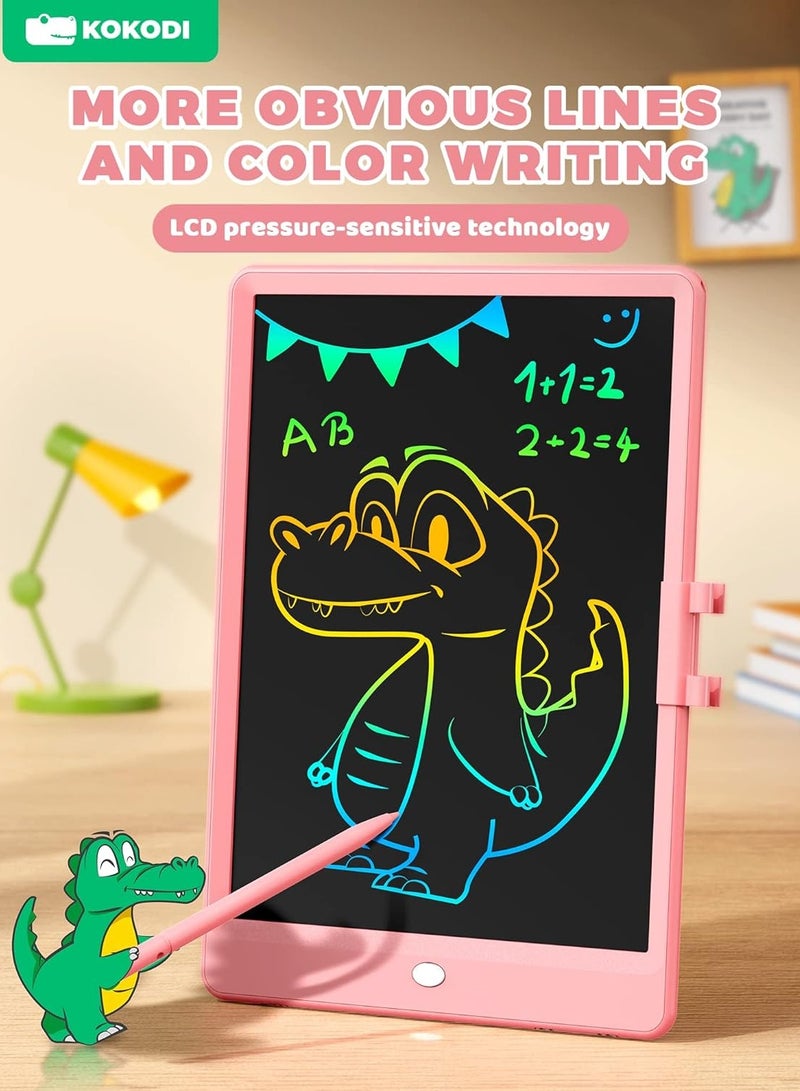 general LCD Writing Tablet, 10 Inch Colorful Toddler Doodle Board Drawing Tablet, Erasable Reusable Electronic Drawing Pads, Educational and Learning Toy for 3-6 Years Old Boy and Girls - Image 5