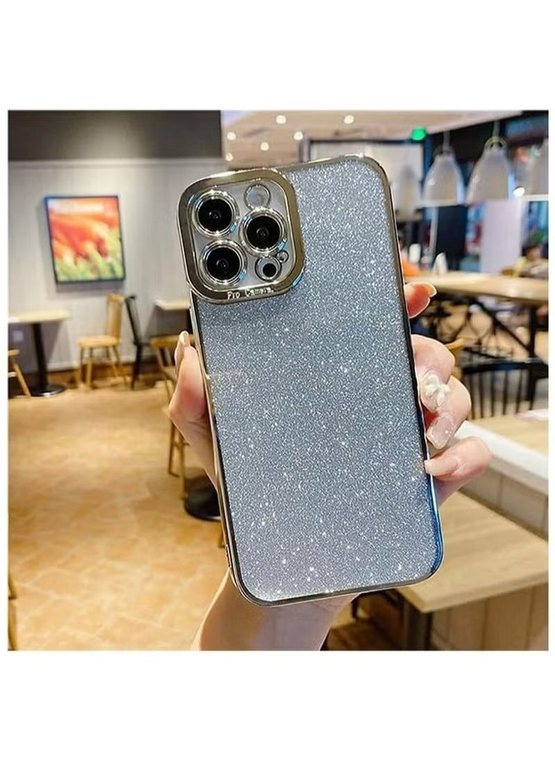 X-level iPhone 15 Pro Case Cover For Women Girls Glitter Luxury Flexible Plating Shockproof Full Camera Lens Protective Protection Accessories Phone Back Cover For 15 Pro Luxurious  - Image 4