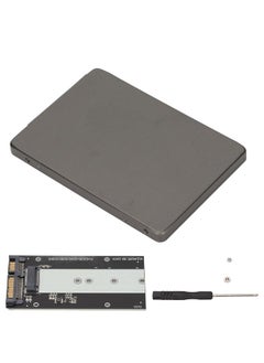 Thoraya S105-Anwintek Aluminum Alloy SSD Adapter Box mSATA to SATA III 2.5-inch SSD Hard Drive Box SSD Adapter Card (SSD Not Included)  - Image 1