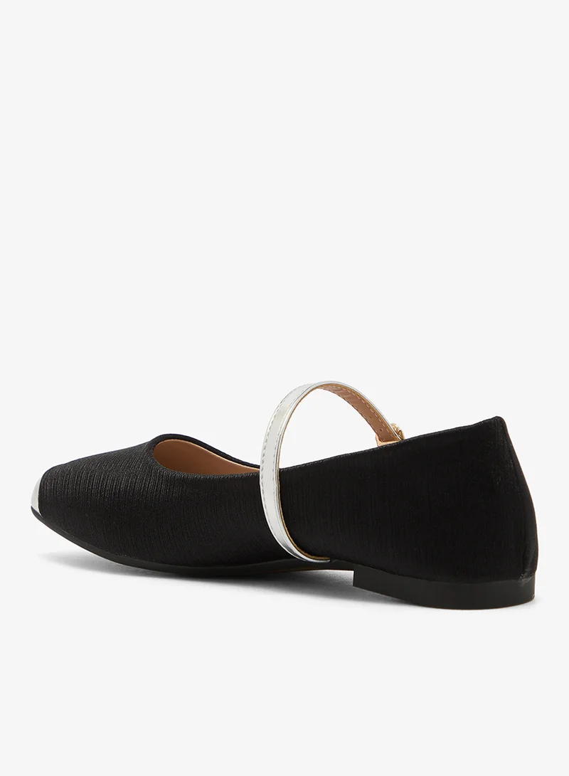 Ella Black Two Tone Mary Janes for Women | Best Price UAE