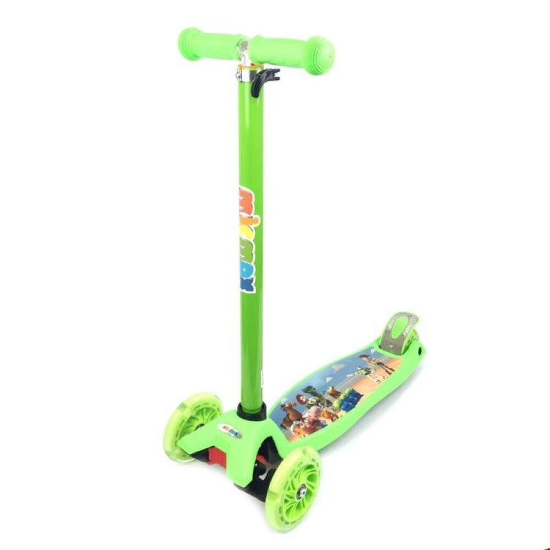 Buzz The Light Year Foldable Scooter for Kids - Green - 147 - Image 1
