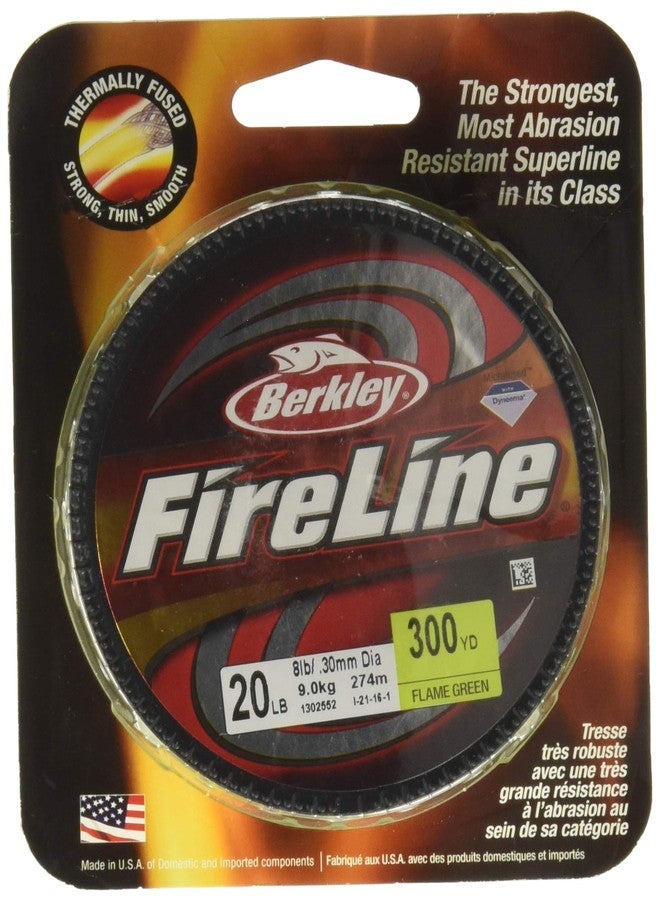 Berkley Fireline Superline Fishing Line, Flame Green, 4lb - 300yd - Image 1