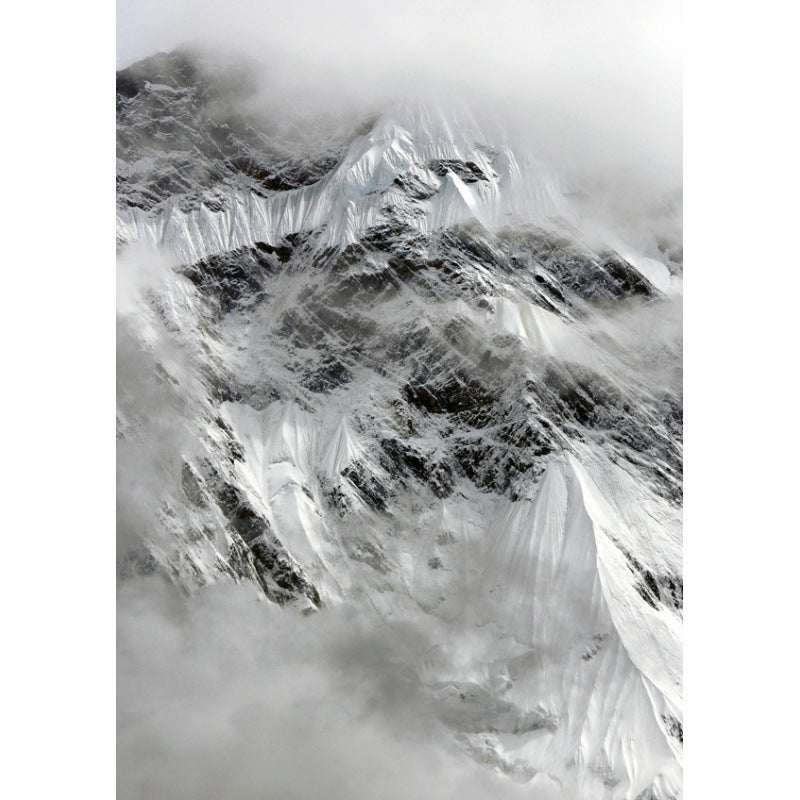 Free Shipping Xizang Plateau Mount Qomolangma Tanggula Holy Lake Landscape Poster Decorative Painting Photo Frame Mural Painting Hanging Painting - Image 1