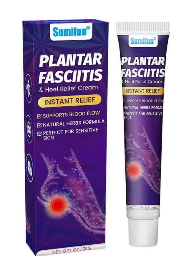 سوميفون كريم سوميفون لتخفيف التهاب اللفافة الأخمصية والكعب 20 غرام - تسكين فوري لآلام القدمين والكعبين - Image 1