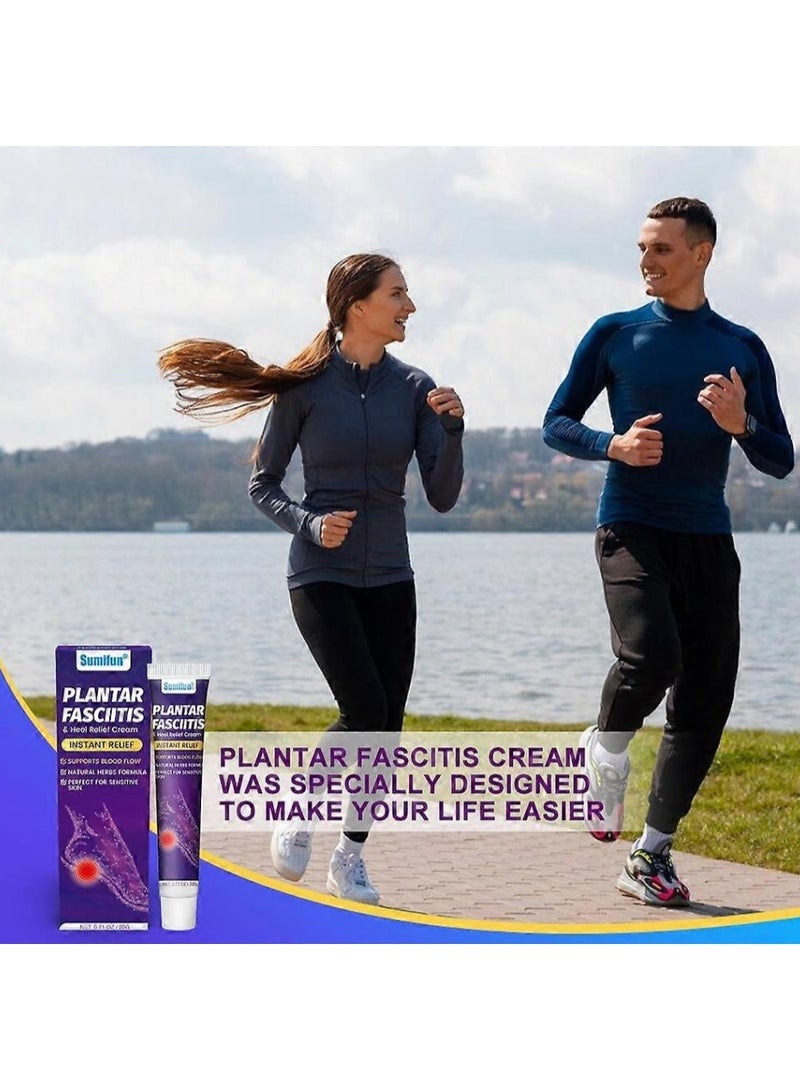 سوميفون كريم سوميفون لتخفيف التهاب اللفافة الأخمصية والكعب 20 غرام - تسكين فوري لآلام القدمين والكعبين - Image 4