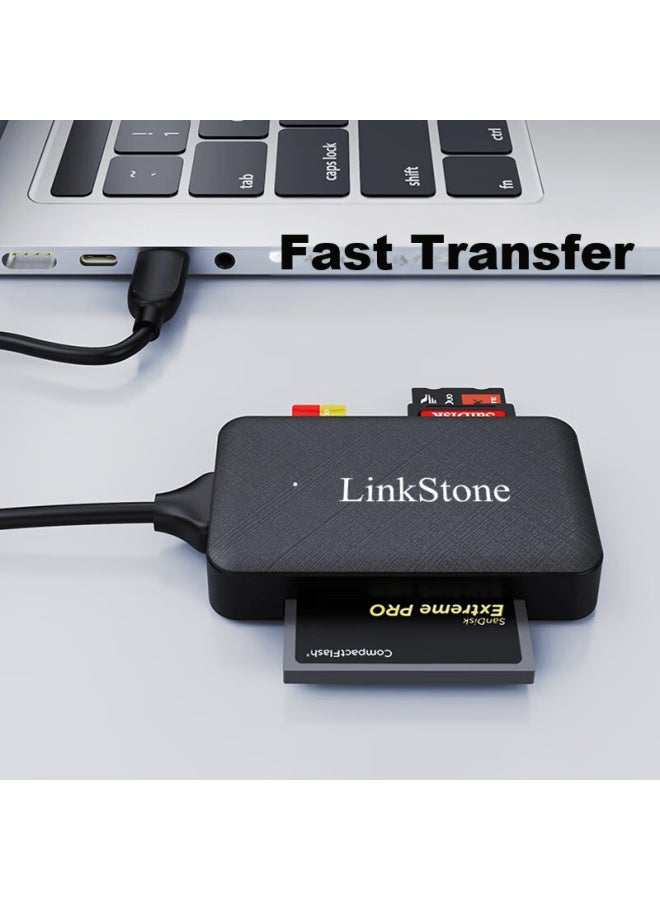 Linkstone Type-c/usb Multi-in Otg Mobile Phone Card Reader, High-speed, Supports Sd/tf/cf/ms Cards, Sony Digital Camera Camcorder Memory Stick, Psx Game Console - Image 2