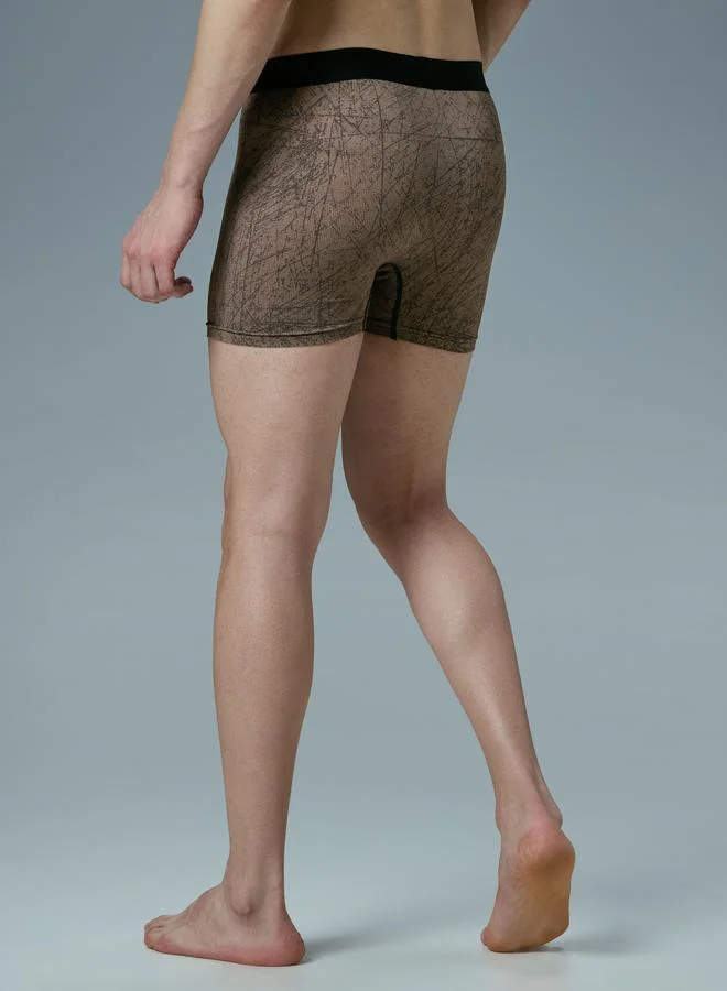 Technosport Technosport Printed 4-Way Stretch Trunks