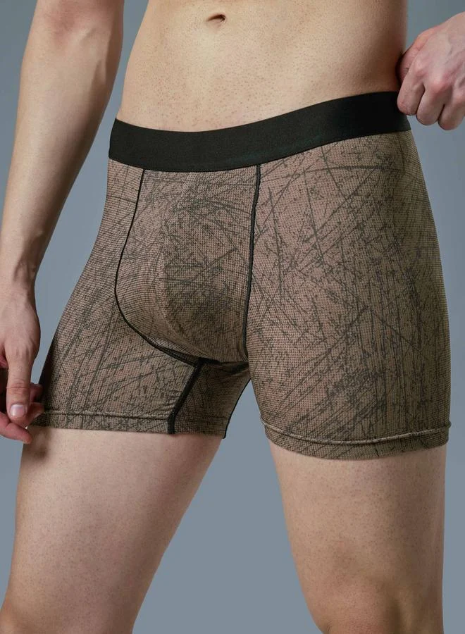 Technosport Technosport Printed 4-Way Stretch Trunks