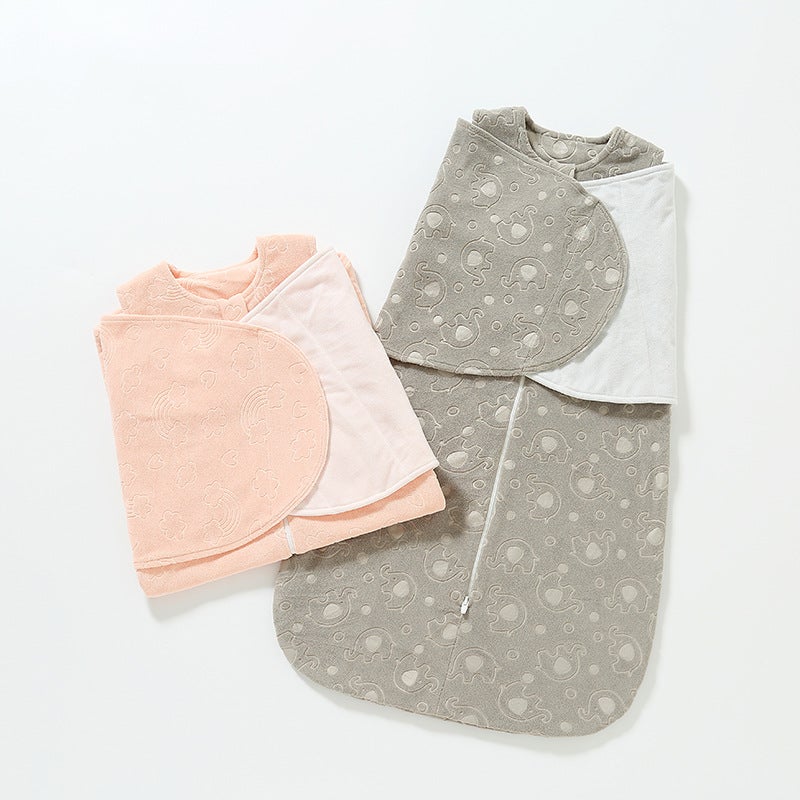 Baby''s Surrender Sleeping Bag Summer Thin Modal Baby Anti-Scare Newborn Swaddling Wrap Anti-kick Breathable - Image 4