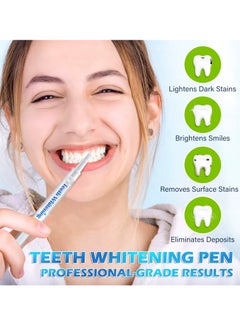 IKZEE 4Pcs Teeth Whitening Pen with Mint Flavor Tooth Whitening Pen Removes Coffee Tea Stains and Freshens Breath Teeth Stain Remover Teeth Whitening Pen  - Image 3