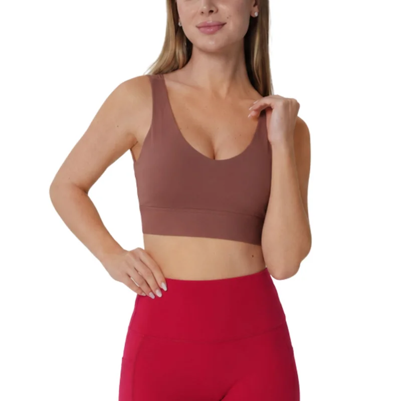 Mohuki Olivia Performance Bra - Chocolate