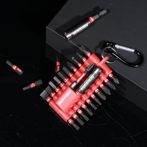 Geinxurn Impact Security Torx Screwdriver Bits Set,22 Pcs Magnetic (T7-T40) S2 Steel Multi Hollow Star Insert Power Bit Tips with Bit holder and Storage Organizer - Image 3