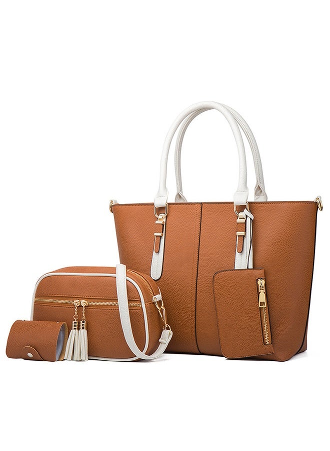 general New Fashionable Large Capacity Detachable Inner Bags Single Shoulder Tote Bag (4-Piece Set) - Image 1