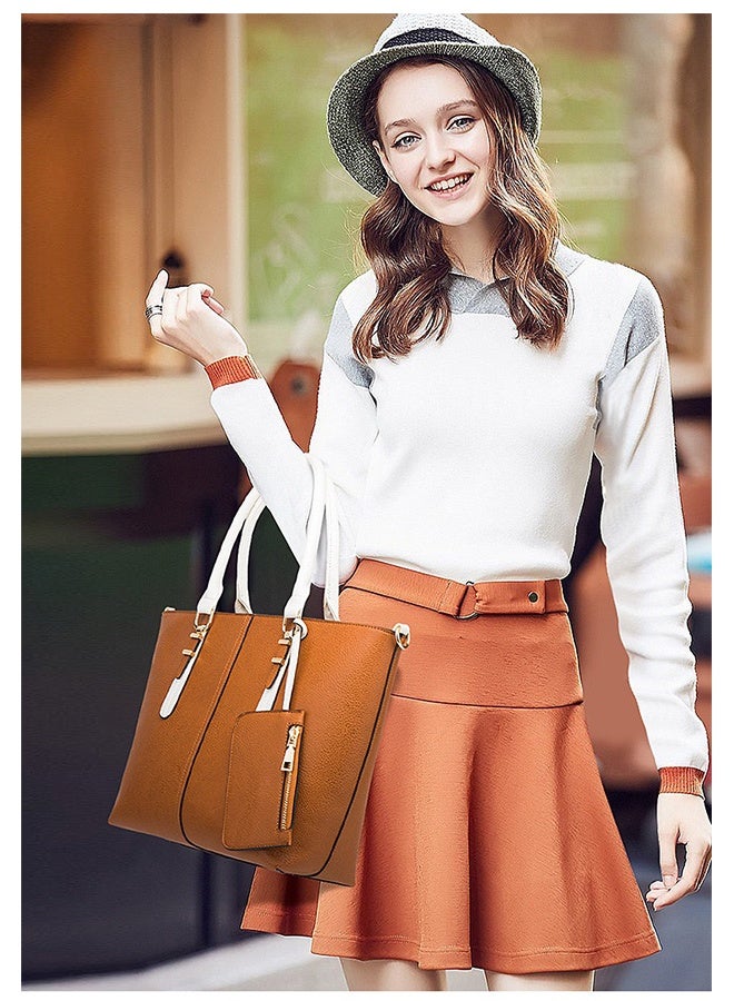 general New Fashionable Large Capacity Detachable Inner Bags Single Shoulder Tote Bag (4-Piece Set) - Image 2