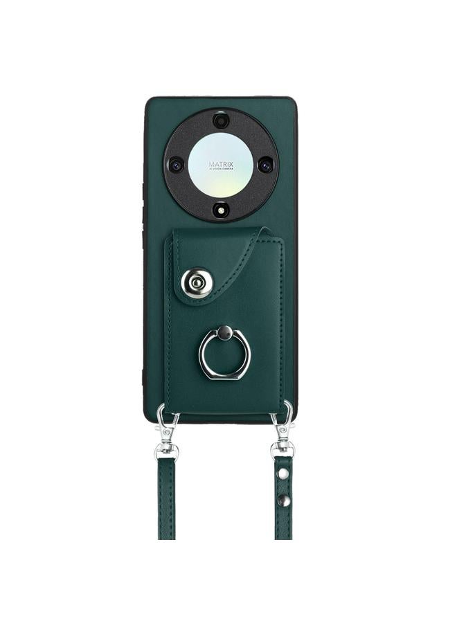 Zaboon Case For Honor X9a / Magic5 Lite Organ Card Bag Ring Holder Phone Case with Long Lanyard  - Image 2