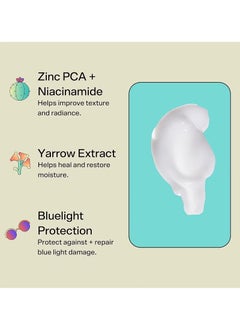 Bubble Skincare Level Up Balancing Face Moisturizer - Hydrating Gel Moisturizer Formulated with Zinc PCA + Niacinamide for Improved Texture & Radiance - Skin Care for Oily or Combination Skin (50ml)  - Image 4