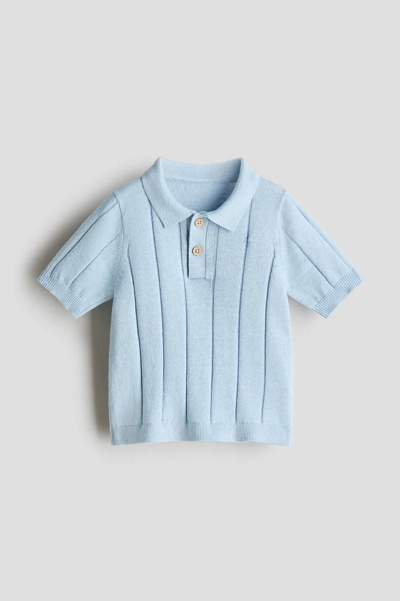 H&M Knitted polo shirt