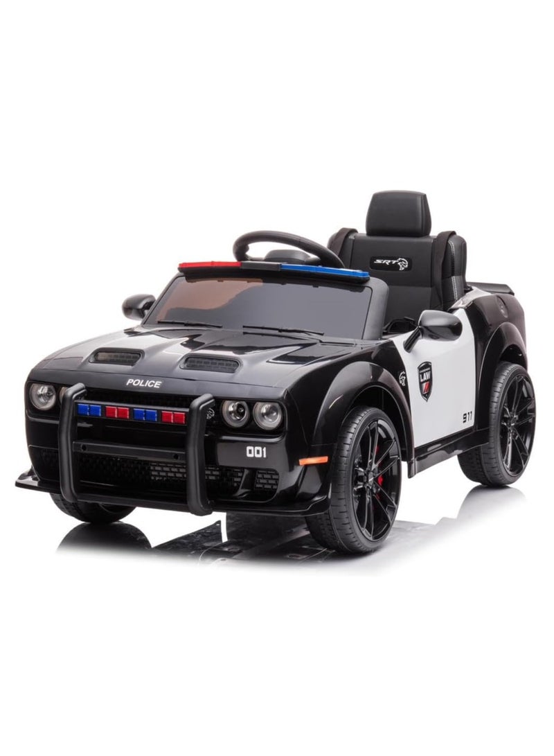 Dodge سيارة شرطة دودج تشالنجر SRT 12 فولت/2 متر - أسود - Image 1