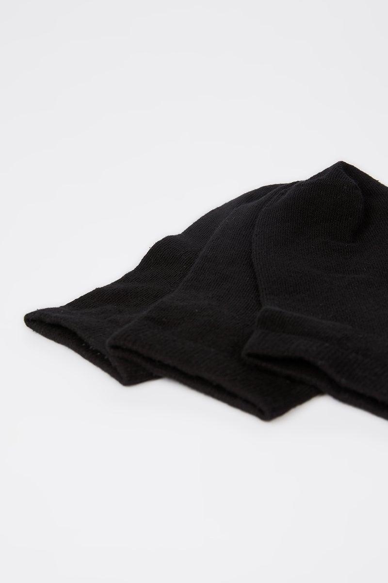 DeFacto Black Man Man 3 Pack Seamless Socks Casual - Image 3