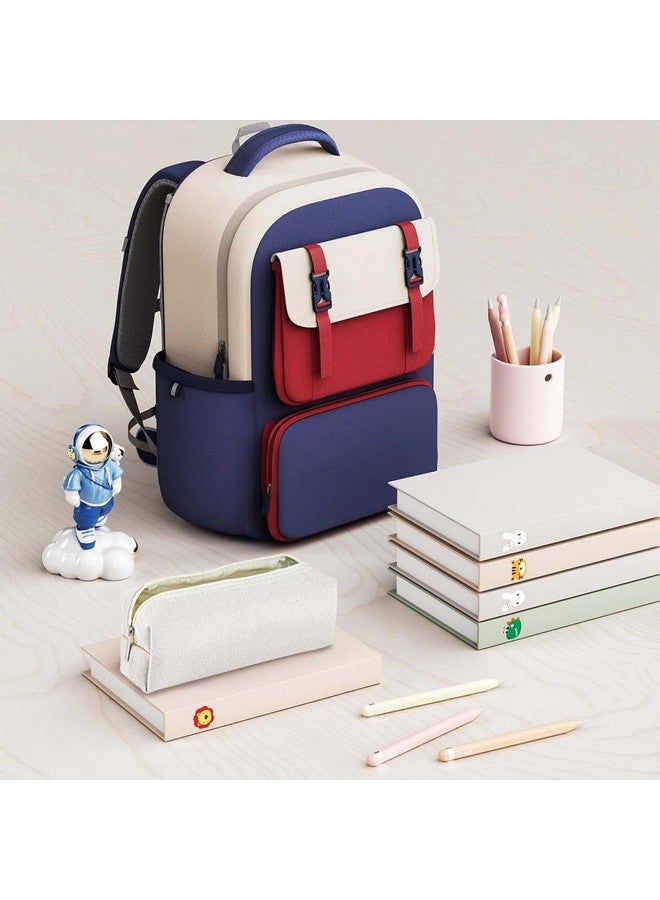 SenseYo Pencil Case Pouch for Stationery Organizer (Beige) - Image 5